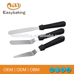 Hot sale set of 3 high quality cake spatular for cake decoration