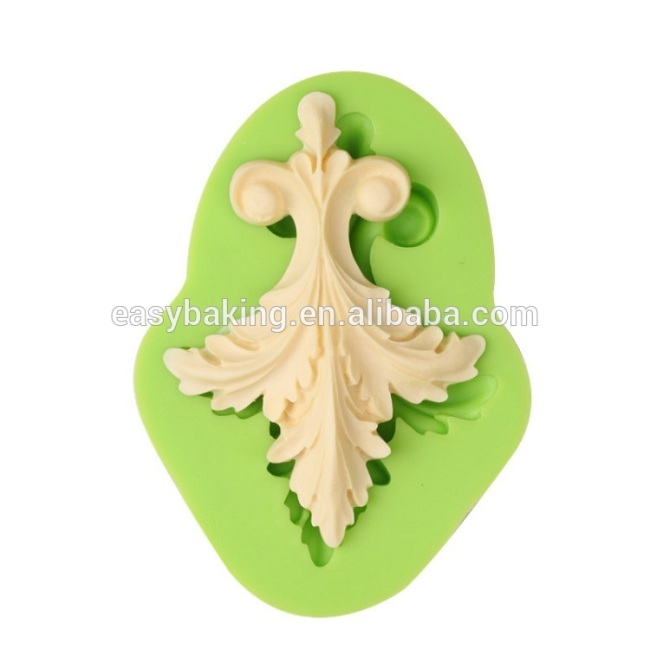 Moldes de decoración de pasteles de silicona barrocos de bajo precio de Zhejiang