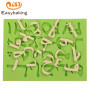 Middle east alphabet and number cake decorating accessories