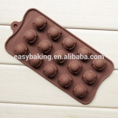 15 Cavities Jelly Candy Tools Round Silicone Chocolate Mold