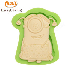 Lovely Minions Silicone Molds Fondant Moulds for cake decorating