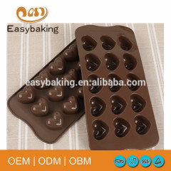 Moule à chocolat en silicone artisanal à 15 cavités de qualité alimentaire