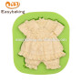 New arrival 2017 wholesale fashion baby dress with sunflowers silicone molds