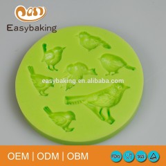 Arrival Various Kinds Of Birds Cake Decorate Silicone Candy Mold