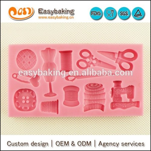 Daily supplies scissors silicone molds for cake decor