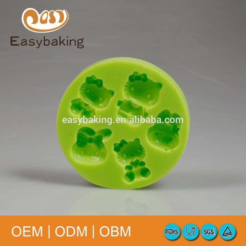 Cartoon Series Cheap 3D New Design Cake Decoration Hello Kitty Silicone Mould