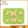 Descuento productos al por mayor 3D caramelo molde de silicona mariposa