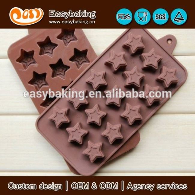 Les moules à chocolat en silicone godiva personnalisés classiques dans les outils de gâteau