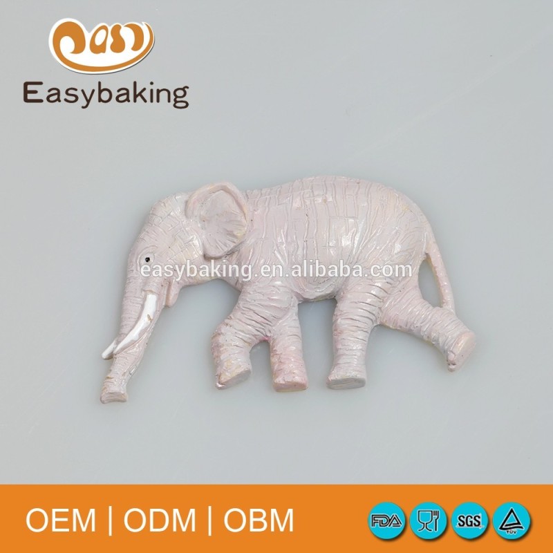 LUC food safety elephant shaped cake bakery silicone mold