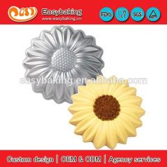 Maßgeschneiderte 3D-Sonnenblumen-Aluminium-Kuchenform-Backform