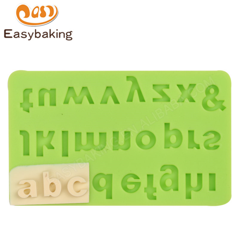 Alphabet Fondant Mould Silicone Molds for Cake Decorating