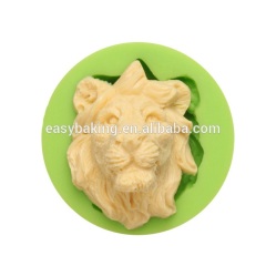 Custom animal series 3d lion silicone soap molds cupcake mould