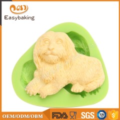 2017 Promotion intéressante moules à biscuits en forme de chien en silicone