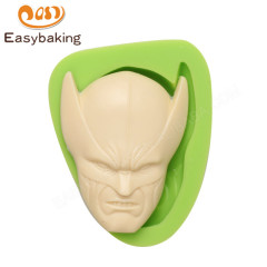 Masque Spiderman Fondant Moules en silicone pour la décoration de gâteaux