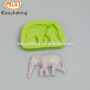 Chine moules en silicone d'éléphant en gros de haute qualité pour la décoration de gâteaux