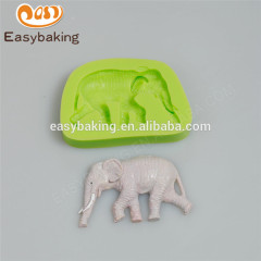 Moldes de silicona de elefante de alta calidad al por mayor de China para decorar pasteles
