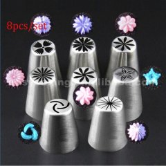 Sample available 304 stainless steel russian piping tips cupcake icing nozzle