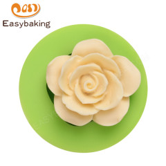 Molde de silicona para decoración de pasteles de flores 3D