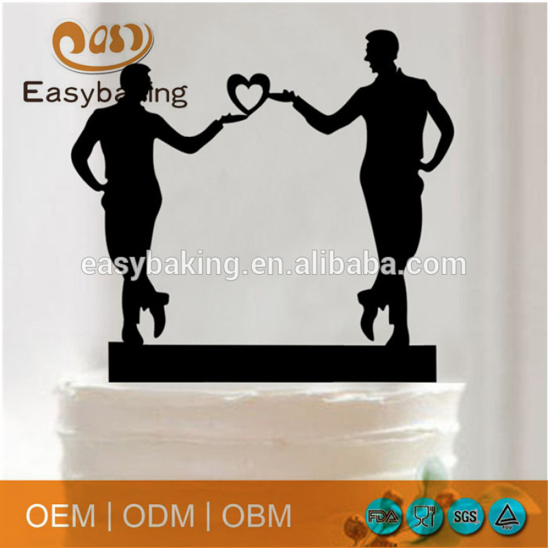Acrylic Gay Wedding Cake Topper