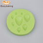 Multi-size diamond shape silicone fondant chocolate cake decoration mould