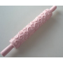 Rodillo de silicona grabado en relieve con diseño de corazón rosa al por mayor