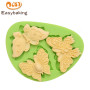 Hot sale  Butterfly cake decoration silicone mould
