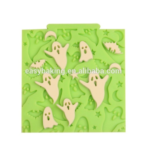 Low price Easter series ghost shape silicone cupcake or fondant cake mould cake decoration