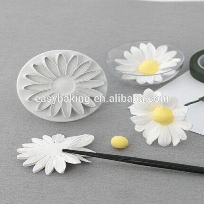 Décoration de gâteaux Fondant Gumpaste Daisy Flower Impression Cutters/Pungers