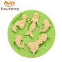 Mermaids and Dolphins Round Silicone Molds Fondant Mould for cake decorating