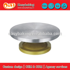 Plateau tournant à gâteau en aluminium rotatif à 360 degrés de 30 cm