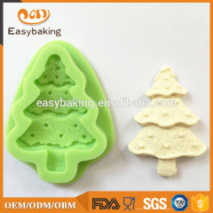 Moules en silicone gummi artisanaux de haute qualité de conception de Noël