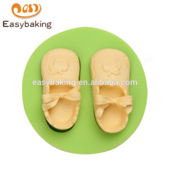 Moules en silicone de chaussures de bébé multifonctions de qualité alimentaire personnalisés pour fille