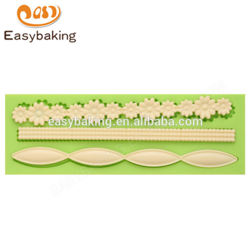China factory newest 100%food grade 158*54*9 baking mold silicone