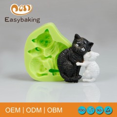 Силиконовые формы для конфет Cute Kissing Cats Fondant для продажи