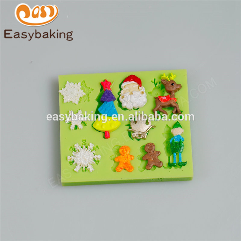 Factory popular special trending products christmas design cake mold