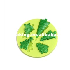 Five Different Shapes Christmas Trees Ornament Mold For Sale
