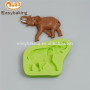 Top selling new design bottom price elephant shape silicone molds