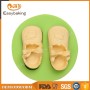 Baby Girl Slippers shape 3D Mouldy Silicon For Pastry