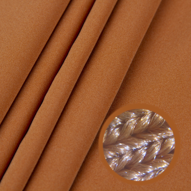 Copper Infused Polyester Knit Fabric for Home Textile