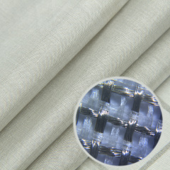 Tencel Woven Faraday Silver Fabric for EMF Garment
