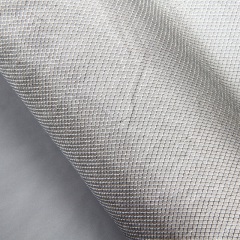 100% Silver Woven Fabric