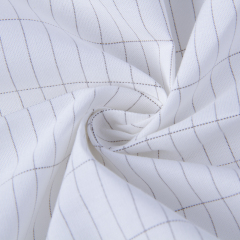 Silver Plain Woven Cotton Fabric for electrostatic discharge and earthing