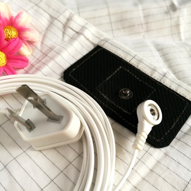 Earthing grounding conductive silver cotton bed sheet