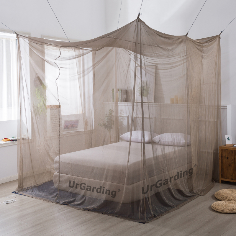 Electromagnetic Wave Shielding Canopy - single size bed -1 openning Cube- Silver Coated