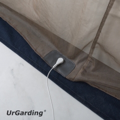 Electromagnetic wave shielding grounding mat