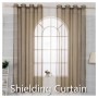 Electromagnetic wave shielding curtain