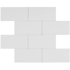 New strip glossy 3d wall mosaic diamond panels peel and stick SPC mosaic tiles wall decor