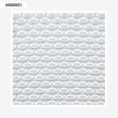 Round Glass Mosaic Tiles, Bathroom Glass Mosaic, Copper Mosaic Tile