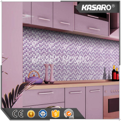Wholesale Glass Mosaic Tile Purple Backsplash Tiles Mosaic