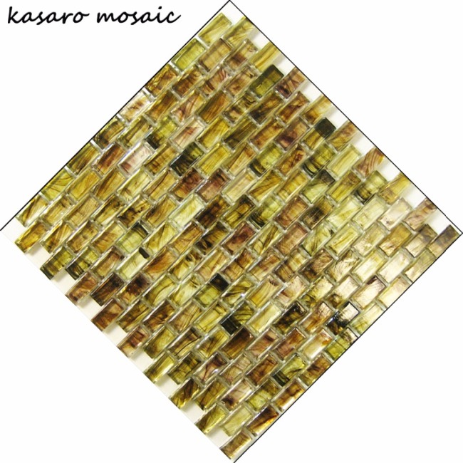Hand painting glass tile, bathroom wall sticker,painted brick mosaic tile(KY-ZR2013415)